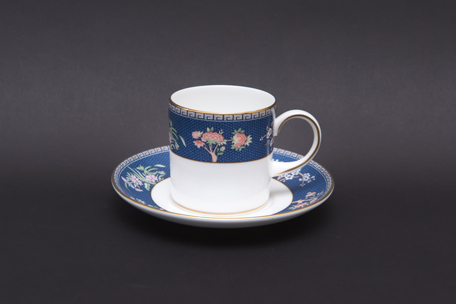 超特価品ウェッジウッド ブルーシアム カップ＆ソーサー 2客 (2) / Wedgwood BLUE SIAM ウェッジウッド