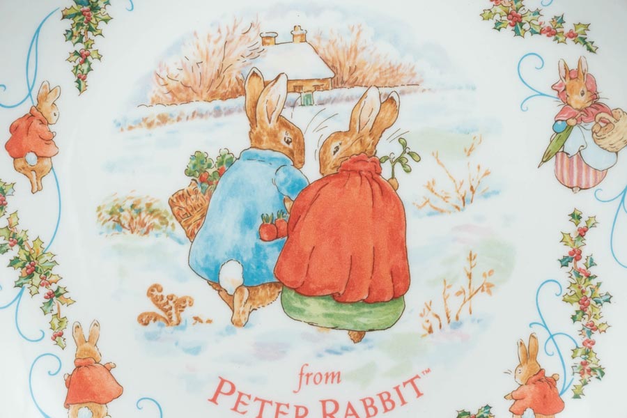 入手困難！ ピーターラビット  PETER RABBIT クリスマス限定プレート