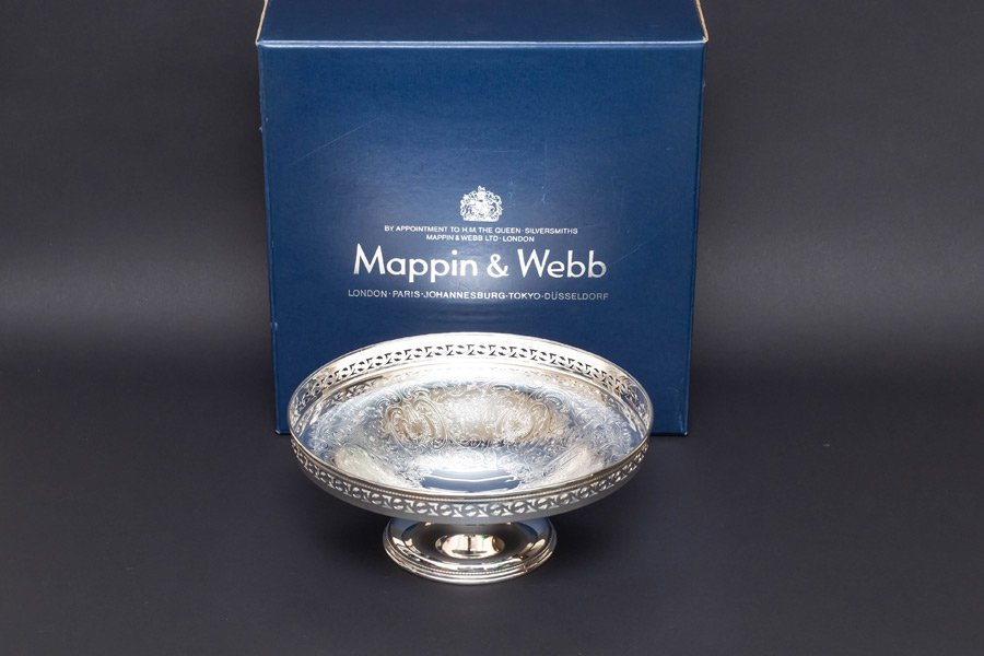 Mappin＆webb シルバーコンポート シルバートレイ-