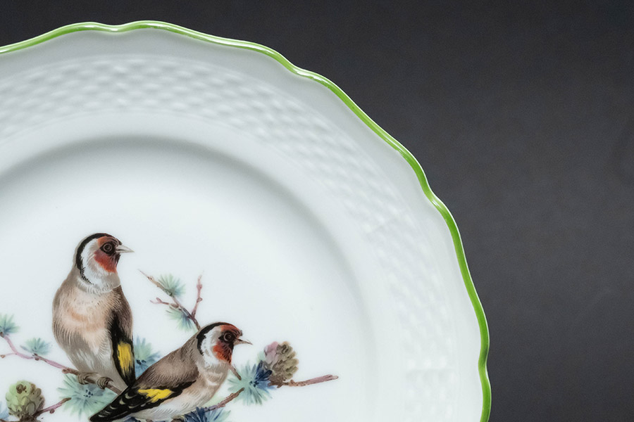 カイザー 野鳥 飾り皿