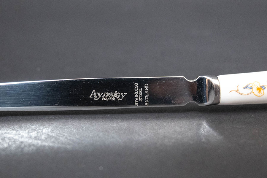 エインズレイ ジャストオーキッド ペーパーナイフ